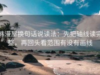 韩漫屋换句话说读法：先把轴线读完整，再回头看范围有没有画线