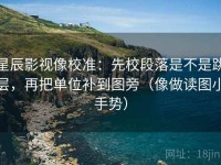 星辰影视像校准：先校段落是不是跳层，再把单位补到图旁（像做读图小手势）