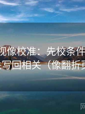 可可影视像校准：先校条件缺几项，再把相关写回相关（像翻折页说明书）